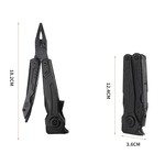Topika Multitool Folding Pliers 12-in-1 with Knife, Saw & Screwdriver Bits
