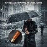 Topika Automatic Umbrella Large Foldable Windproof & UV-Resistant