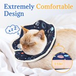 TopikaPet Soft Cat Cone Collar Alternative for Small Pets Recovery
