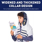 Topika - Tallit Prayer Shawls, Jewish Prayer Shawl,Religious Wear with Bag