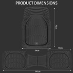 Topika- Universal Waterproof Car Floor Mats Durable for Vehicles