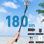 Topika 360 Degree Tripod Bluetooth Tripod For Phones Smart Face Recognition