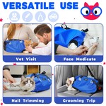 Topika Cat Carrier Bag, Cat Care Carrier Portable Sling with Strap