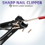 Topika-Nail Clippers Set 2pcs, Wide Jaw Heavy Duty Stainless Steel Cutter