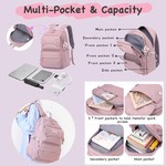 Topika Girls Teen School Backpack Waterproof Oxford Laptop Bookbag
