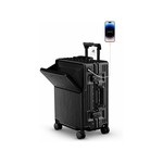 Topika Carry On Cases Hardshell Luggage Cabin Case &Laptop Space Cup Holder
