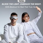 Topika - Eye Masks for Sleeping,Sleep Mask for Travel Shift Work Meditation