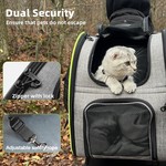 Topika Cat Backpack Carrier, Expandable Travel Bag with Mesh Panels