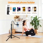 Topika - Extra Long Selfie Stick Tripod With Remote And Flexible Phone Arm
