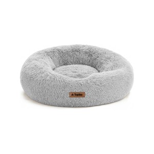 Topika Dog Bed Cat Bed Fluffy Faux Fur Donut Cuddler for Pets