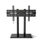 Topika Universal TV Mount Stand With Tempered Glass Base For 32-70" TVs