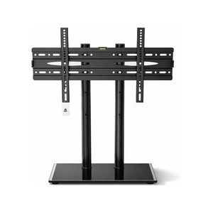 Topika Universal TV Mount Stand With Tempered Glass Base For 32-70" TVs