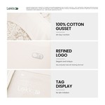 Lekkon 3 Pack Lace High-Waisted Women Panties, Silky Microfiber Underwear