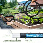 Topika - 15M Soaker Hose Garden Hose Water Hose Soft Drip Irrigation Hose
