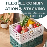 Topika 2.8L Collapsible Storage Crates Multi-Purpose Plastic Baskets