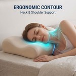 Topika - Cervical Memory Foam Pillow, Neck And Shoulder Support
