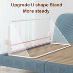 Topika Foldable Bed Rail for Toddlers & Baby, Bed Safety Rail Children