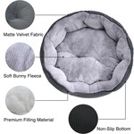 TopikaPet Washable Dog Bed, Plush Pet Bed for Small Dogs, Cat Bed