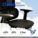 Topika Pro 200 - Ergonomic Chair With Footrest, Adjustable Lumbar Support