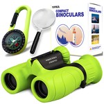 Topika Binoculars for Boys & Girls with Compass & Magnifying Glass