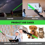 Topika Rechargeable Green Laser Pointer&Visible Beam for TV/LED & Outdoor