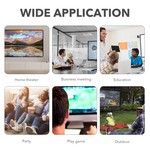 Topika - Peojector Screen 120 Inch, Projector Screen Portable, Foldable
