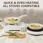 Topika - Nonstick Pots and Pan Set with Detachable Handle Space-Saving