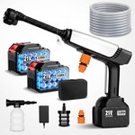 Topika - Cordless Pressure Washer 21V Car Washing Water Gun 2.2MPa