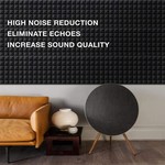 Self-Adhesive Sound Proof Foam Panels, 50x50x5cm, 6/12pack