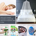 TopikaKids - Hanging Mosquito Net for Bed, Hooks&Nails, Large Bed Canopy