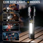 Topika Rechargeable Torch USB Camping Torch 1000Lm Tourch Light