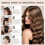 Topika Heatless Hair Curlers Overnight, Soft Blowout Rods for Natural Curls
