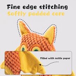 Topika Fawn, Owl & Octopus Plush Dog Toy Set, 3 Pack, Squeaker & Crinkle