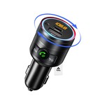 Topika Bluetooth FM Car Charger, Bluetooth Adapter For Car, Hands-Free Kit
