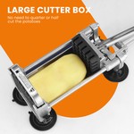 Topika Big Industrial Chips Cutter For Potatoes,Handle-push Cutter