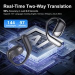 Topika - Language Translation Earbuds, Open-Ear AI Translator Earphones