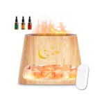 Topika Essential Oil Diffuser with Flame Effect, Aromatherapy Oil for Sleep