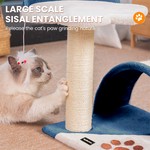 Topika Cat Tree Tower, Play House for Kittens with Scratcher Pole & Tree