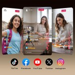 Topika - Wireless Selfie Monitor Screen For Phone With Magnetic Mount