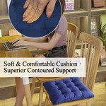 Topika Premium Pearl Cotton Patio Seat Cushion - Fluffy Non-Slip Chair Pad