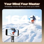 Topika - Wireless Selfie Monitor Screen For Phone With Magnetic Mount