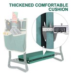 Topika - Foldable Garden Kneeler/Seat 2-in-1, Heavy Duty Gardener Stool