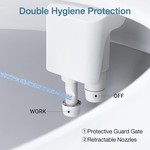 Topika Smart Bidet Toilet Seat Attachment with Dual Spray & Easy Control