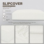 Topika Stretch Couch Cover Soft Flexibility, Elastic Bottom, sofa protect