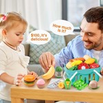 Topika Play Kitchen Accessories Toy Kitchen Sets for Kids, 108pcs