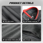 Motocentric Motorcycle Jacket for Men Motorbike Jacket with Full Protection