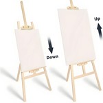 VSelect - Pine Wood Easel Stand, Adjustable Angle, Flexible Slider,175cm