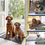 Topika Super Absorbent Non-Slip Washable Microfiber Dog Door Mat Pet Rug