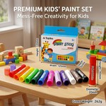 Topika 12 Pcs Bath Crayons, Nontoxic Washable Toddler Bath Toys for Kids