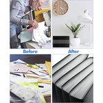 VSelect Accordion File Folder Organizer 13-Pocket Expanding Document Folder